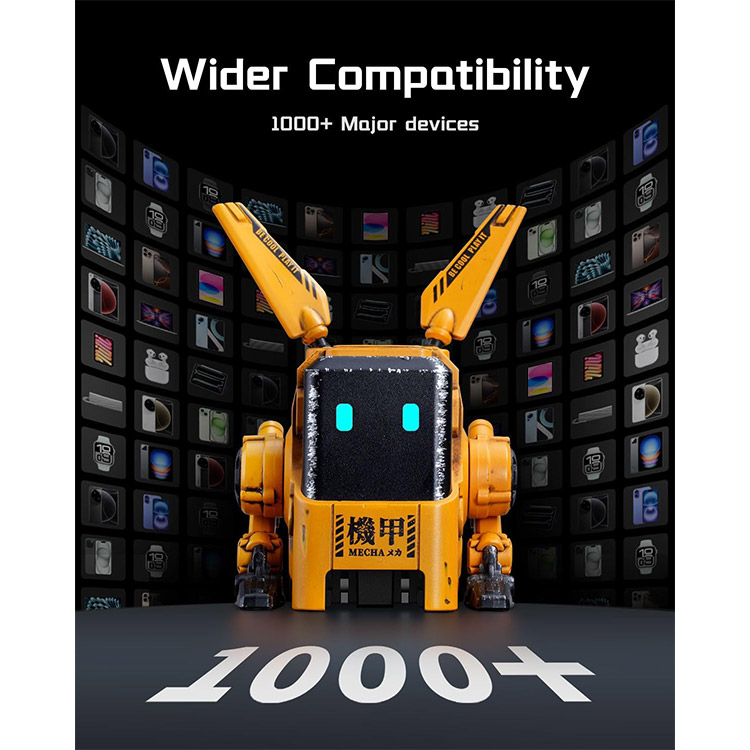 خرید شارژر GravaStar Alpha65 - دارای دو شاخه و سه شاخه - نسخه War Damaged Yellow